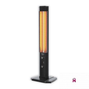 ინფრაწითელი გამათბობელი KUMTEL MH-1800 MICA HEATER BLACK / 15-20 მ²