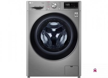 სარეცხი მანქანა (ორთქლით) LG F4V5VG2S - Dark Silver / 9 კგ
