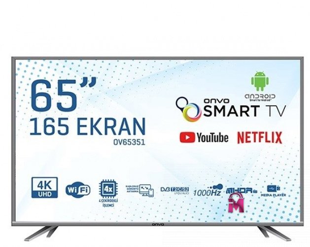 ტელევიზორი Onvo OV65351 - Smart / 65 inches (165 სმ)