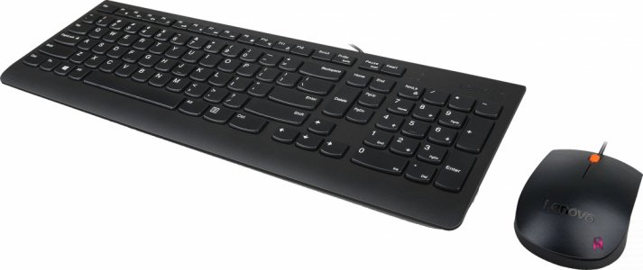 მაუსის და კლავიატურის კომბო Lenovo 300 USB Combo Keyboard and mouse (GX30M39635) / კლავიატურა + მაუსი