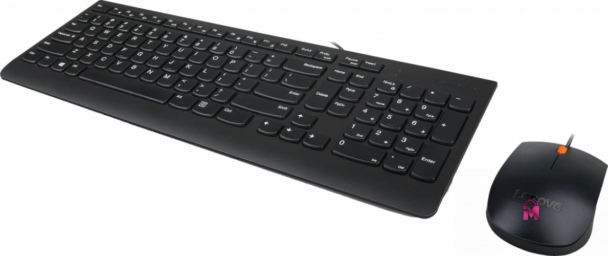 მაუსის და კლავიატურის კომბო Lenovo 300 USB Combo Keyboard and mouse (GX30M39635) / კლავიატურა + მაუსი
